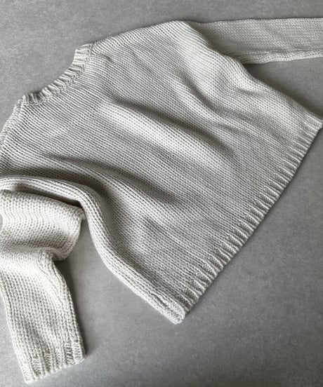 wool blend knit ivory