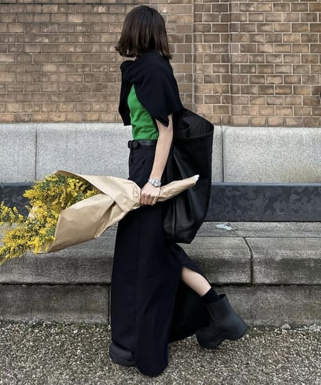maxi skirt black