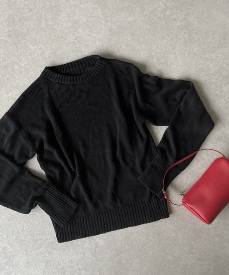 summer knit (black)