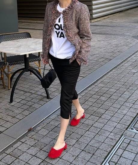 color tweed jacket