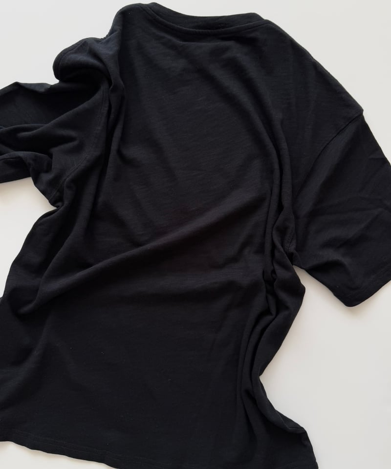 over size t shirt black | ok.soon