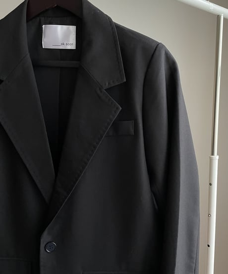 tailored jacket (black)