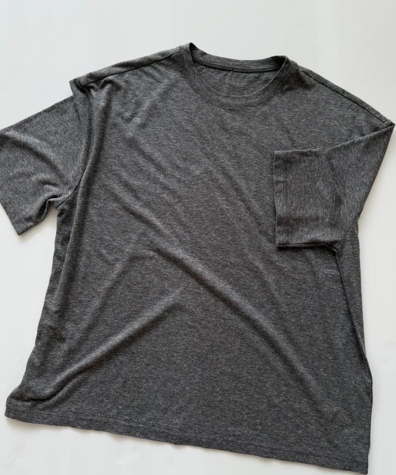 loose fit tshirt(gray/white) | ok.soon