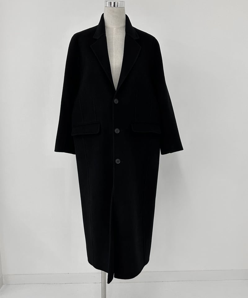 The Herringbone Recycled Wool Coat in Black – Frank And Oak USA