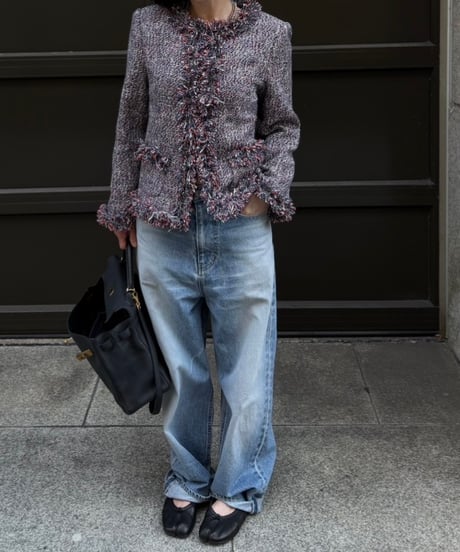 color tweed jacket