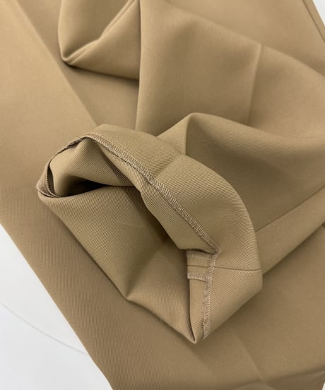 tailored slacks(black/camel)