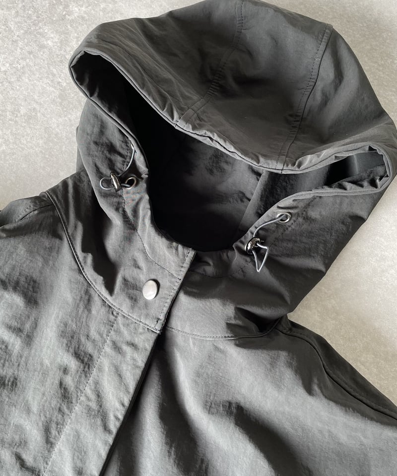 hooded blouson(black/camel) | ok.soon