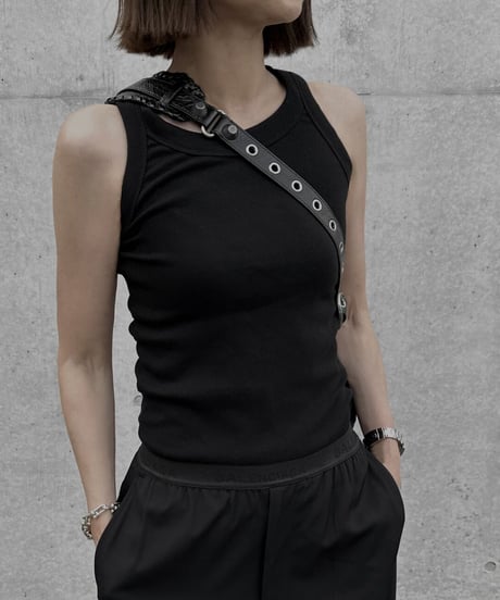 basic tank top (white/black)