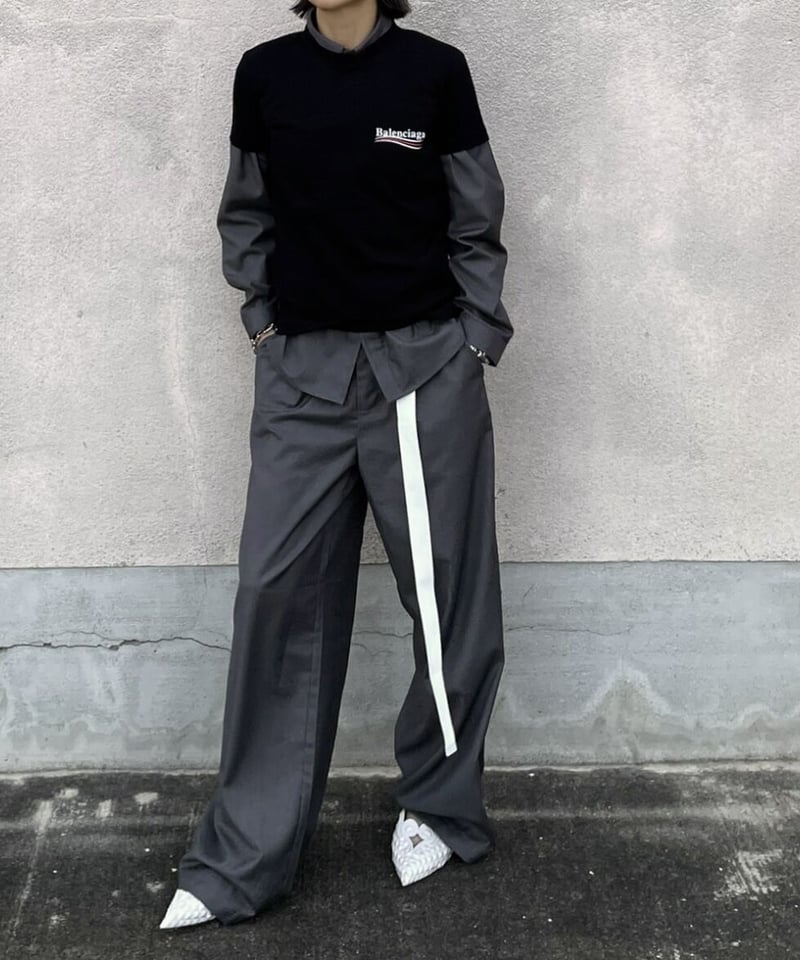 front fly shirt (gray) | ok.soon front fly shirt (gray) | ok.soon