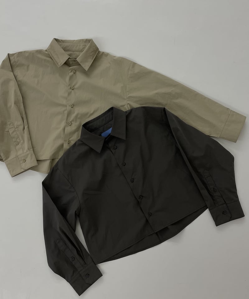 cropped shirt set-up | ok.soon cropped shirt set-up | ok.soon