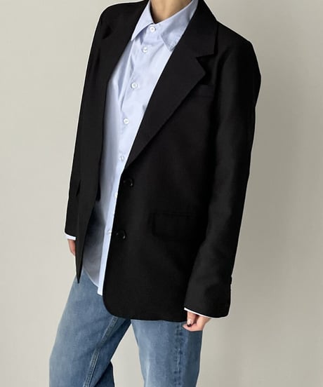 tailored jacket (black)