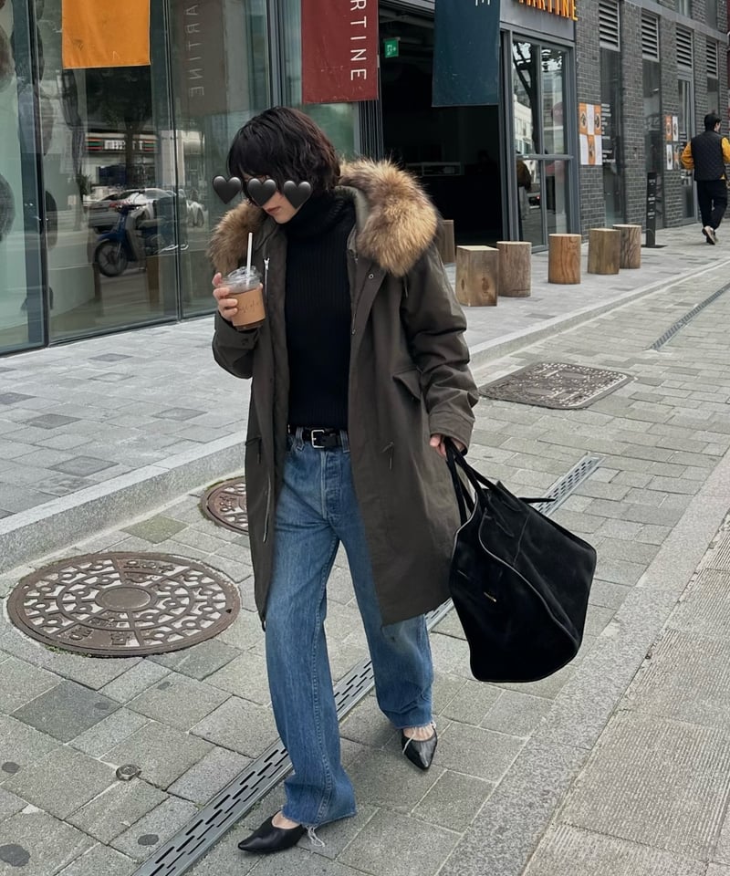 【ok.soon】モッズコート　M-51 fishtail parka　ブラック M-51 fishtail parka | ok.soon