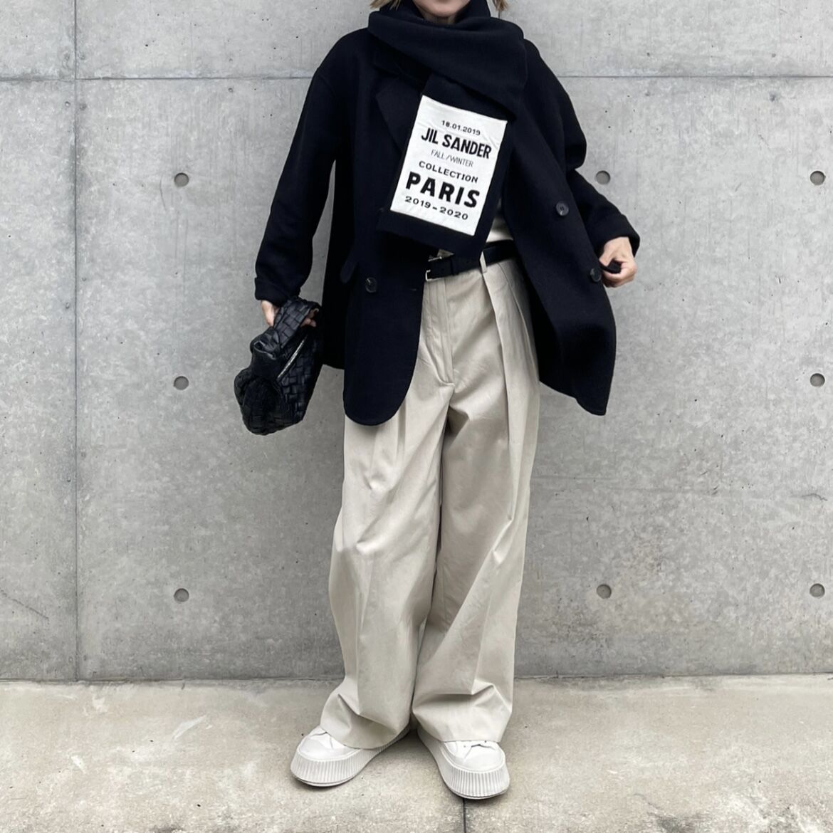 ハンドメイドウールジャケットblack | ok.soon