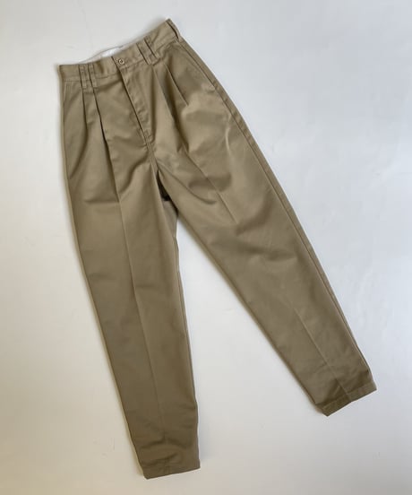 ok.soon×dickies  2tuck tapered chino pants