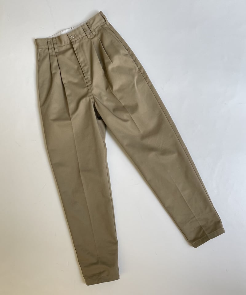 【未使用】ok.soon×dickies 2tuck tapered chino