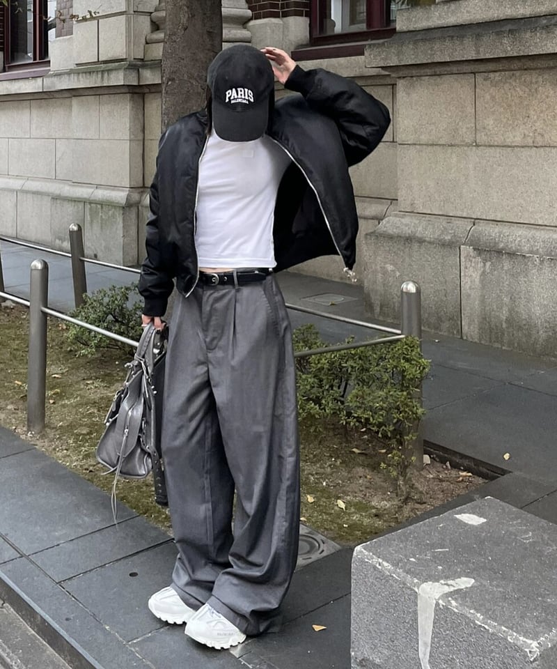 bomber blouson black | ok.soon