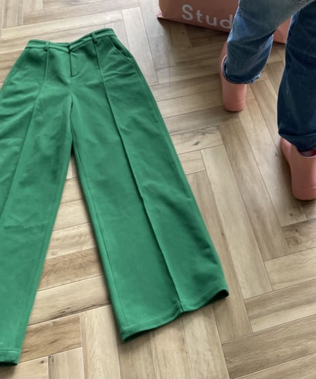 ワイドスラックスgreen
