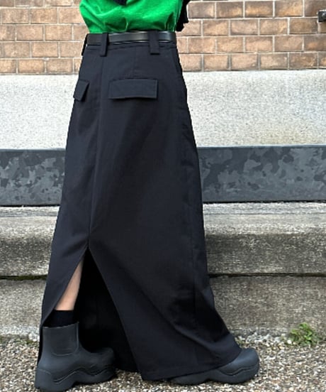 maxi skirt black