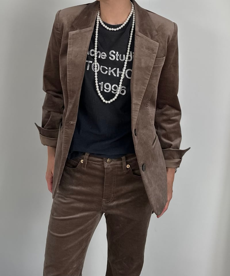 ok.soon×piccadilly velours jacket(brown) | ok.soon