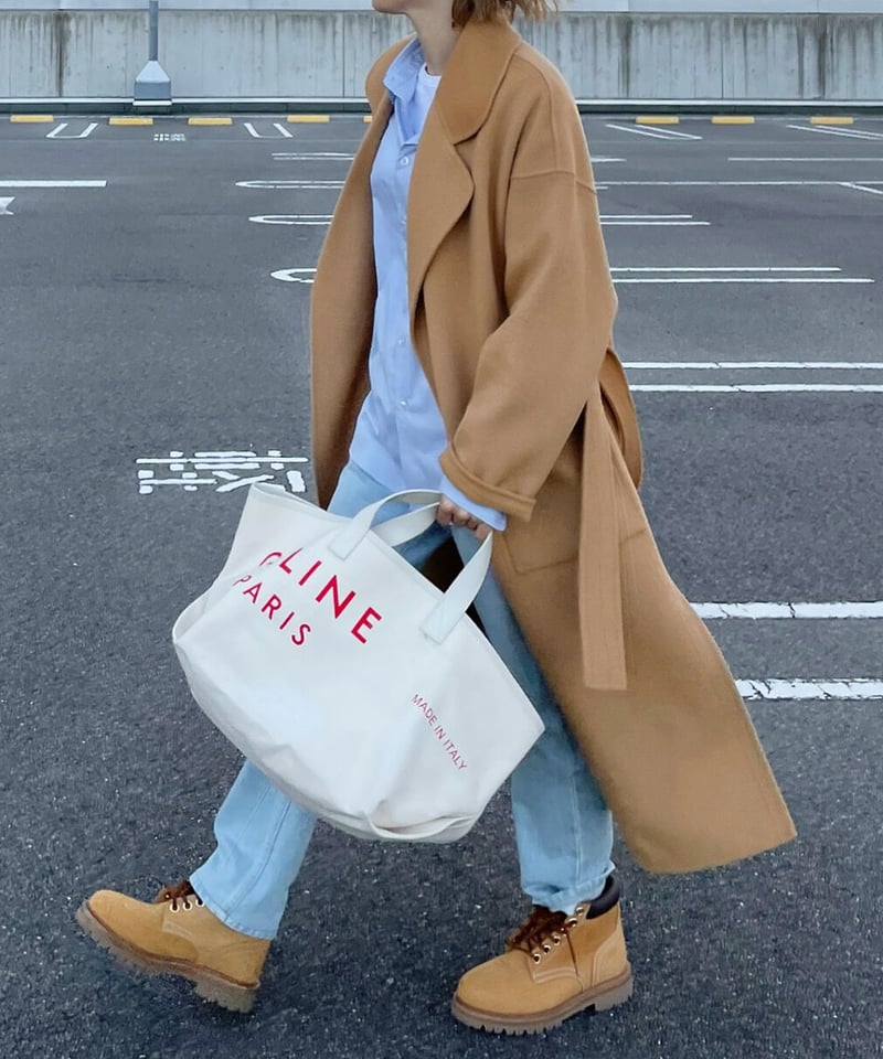 ok.soon キャメルロングコート light melton coat(camel) | ok.soon