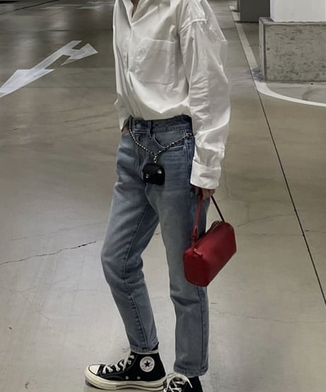 cotton slim pants denim
