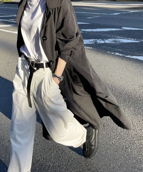 light soutien collar coat (black/beige)