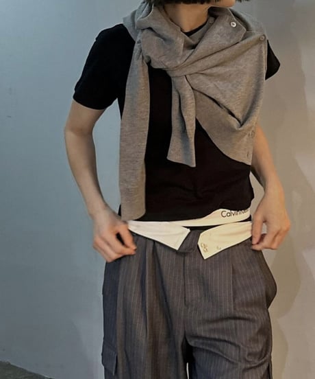 crew neck cardigan