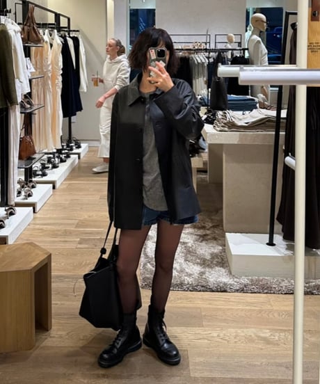 basic leather jacket