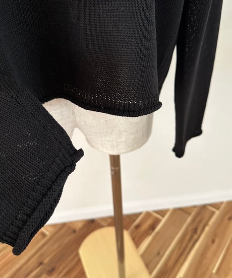 relax series linen blend cardigan & sleeveless knit