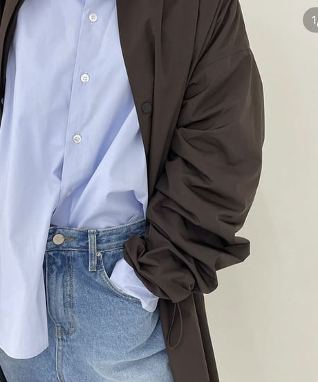 light soutien collar coat (brown)