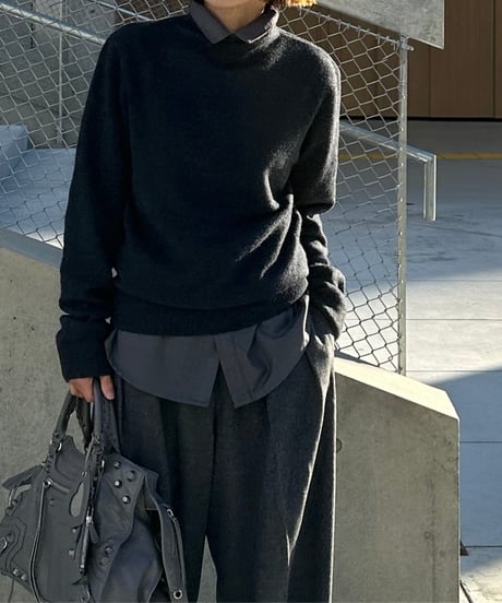 ［easy series］high neck sweater