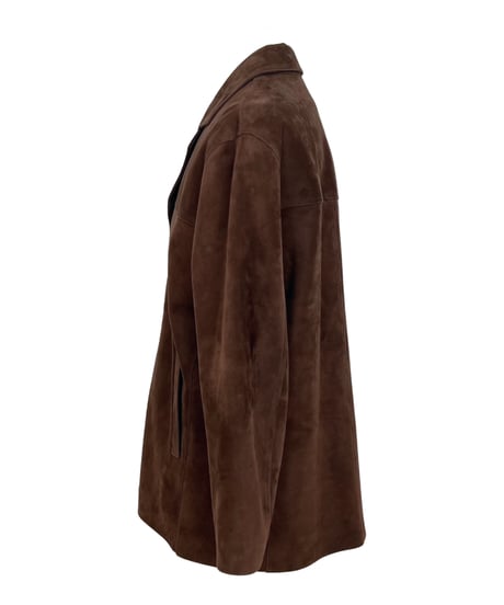 classic suede jacket brown
