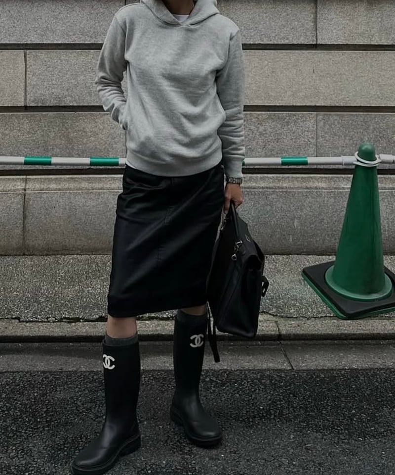 ok.soon×piccadilly COATING DENIM MIDDLE SKIRT |