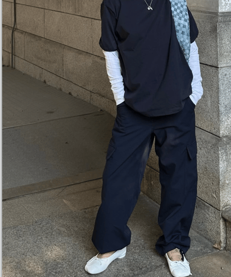low rise cargo pants