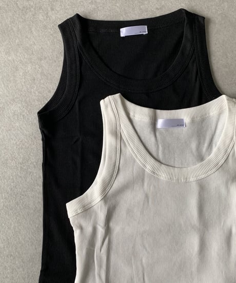 basic tank top (white/black)