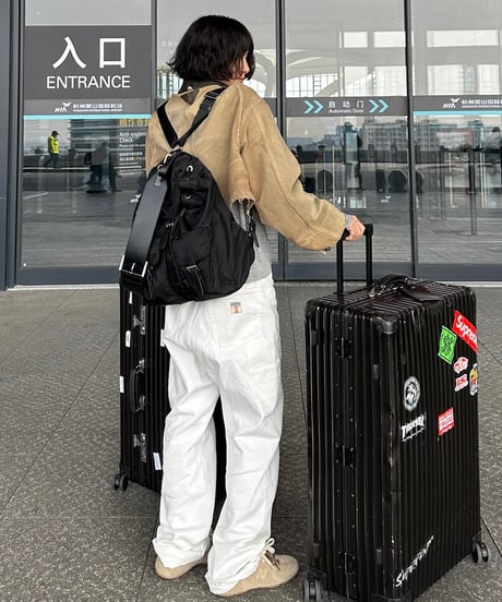 ok.soon×piccadilly cotton white painter pants