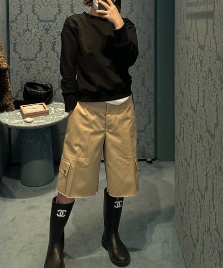 compact crew neck sweat shirt