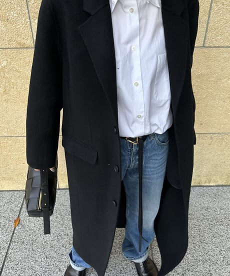 gentleman wool coat(black)
