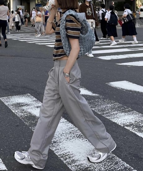 light gray slacks(S/M/L)