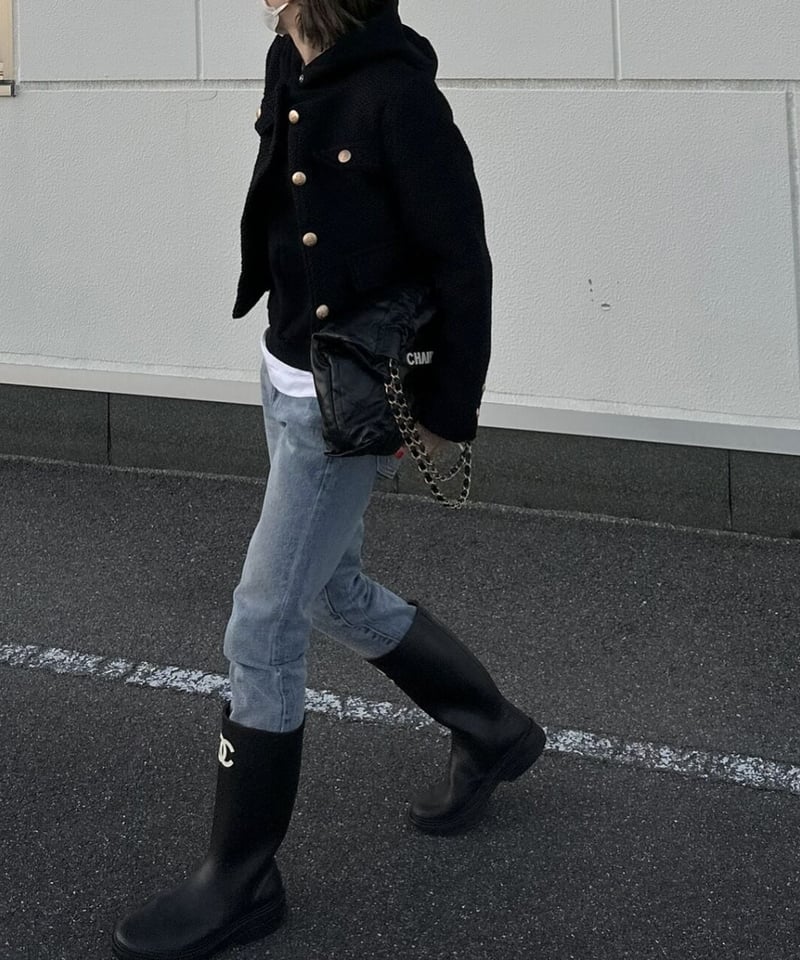 cotton slim pants denim | ok.soon