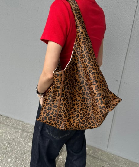 ［pre-order］leopard leather bag