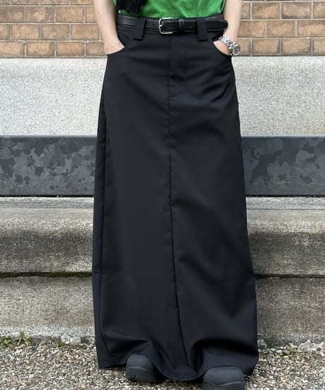 maxi skirt black