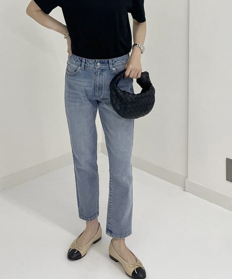 cotton slim pants denim
