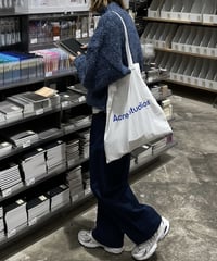 ハイネックミックスニットgray,blue