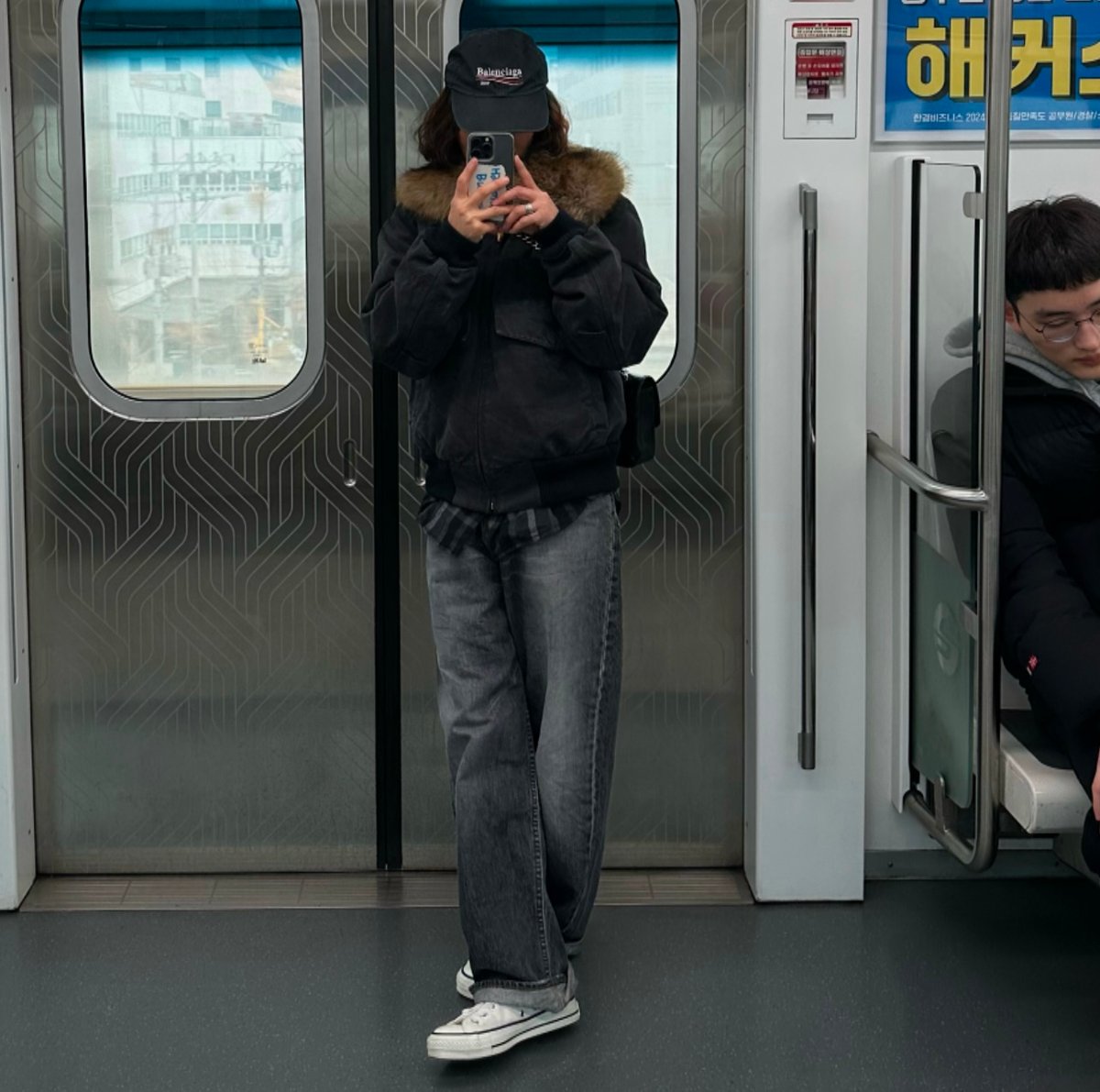 original wide denim black | ok.soon