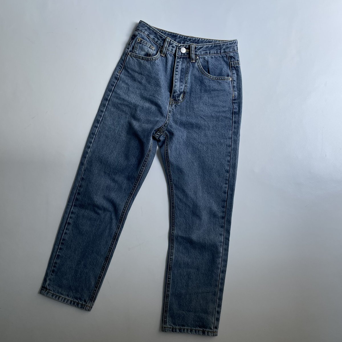 high waist tapered denim | ok.soon high waist tapered denim | ok.soon