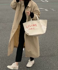 light soutien collar coat (black/beige)