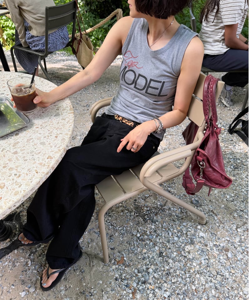 black cotton pants | ok.soon
