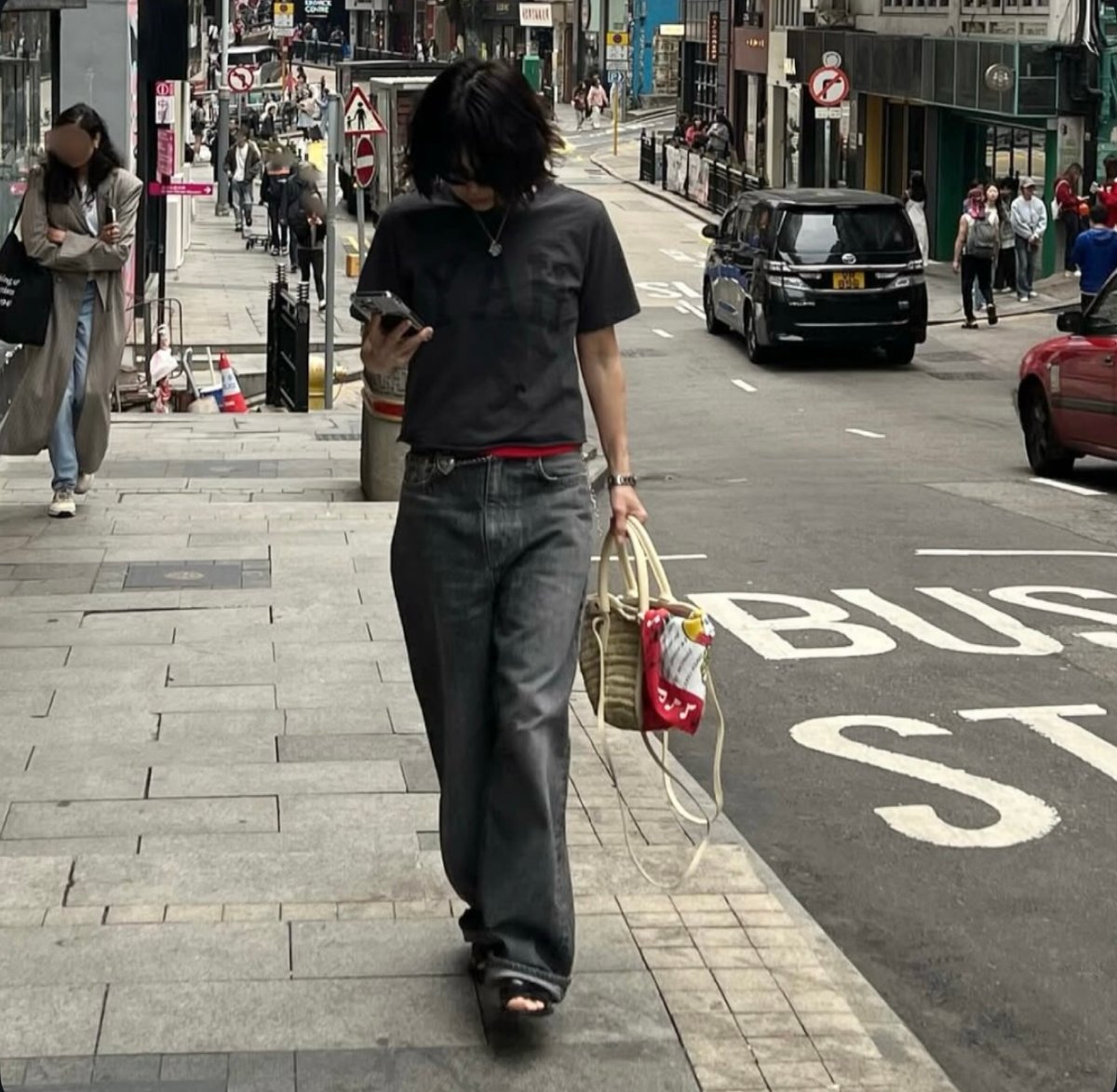 original wide denim black | ok.soon