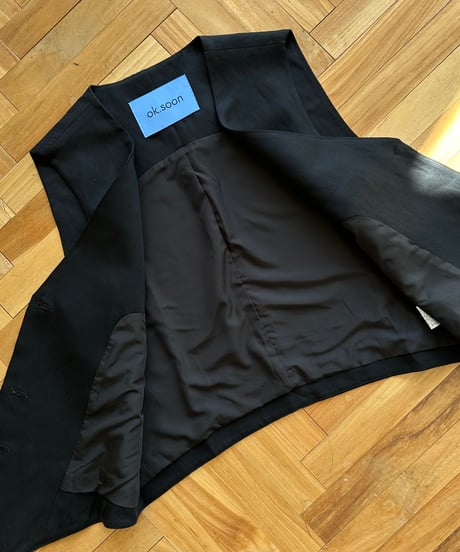 cotton linen vest & slacks